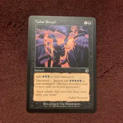 MTG Cabal Ritual Torment NM Regular Card Magic the Gathering Unplayed Near Mint+ - Image 1