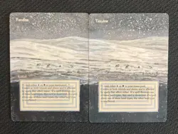 Tundra ALTERED (Revised) set of two (2) panoramic extended art, real cards! - Image 1