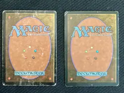 Tundra ALTERED (Revised) set of two (2) panoramic extended art, real cards! - Image 4