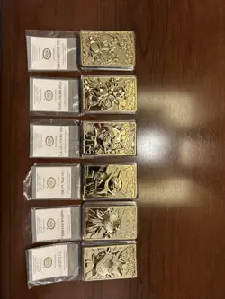 *NO Pokeballs* Set Of 6 Pokemon 23K Gold Plated Cards 1999 Burger King Promotion - Image 1