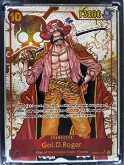 One Piece Card Game Gol D Roger OP09-118 SEC Alt Art Character English - Image 1