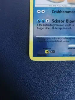 Pokemon Card Kingler 20/106 D&P Great Encounters Reverse Holo Rare - Image 4