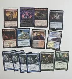 140 card MTG Magic Mostly Japanese Rare/Mythic Lot + Bonus Of About 250 C/U - Image 3