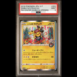 PSA 9 SHIBUYA'S PIKACHU 002/S-P Shibuya Pikachu Japanese Pokemon card F/S Japan! - Image 1