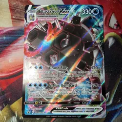 Pokemon Blastoise VMAX SWSH103 Sword & Shield Promo Full Art Holo English Card - Image 1