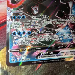 Pokemon Blastoise VMAX SWSH103 Sword & Shield Promo Full Art Holo English Card - Image 2