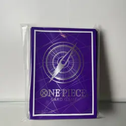 One Piece Card Game Bandai Fest Championship 2025 Silver Purple Sleeves Sealed - Image 1