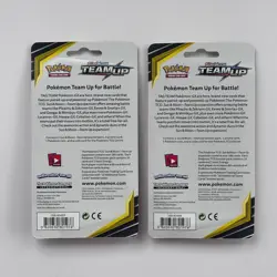 2x Sealed TEAM UP Blister Packs (Pikachu SM162 + Mimikyu SM163) Pokemon Cards - Image 2