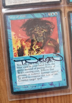 MtG Alliances Full Set Alleanze Full Set with signed FORCE of WILL (English) - Image 1