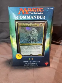 Magic The Gathering 2017 Commander Deck Feline Ferocity Factory Sealed - Image 1