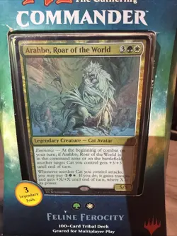 Magic The Gathering 2017 Commander Deck Feline Ferocity Factory Sealed - Image 2