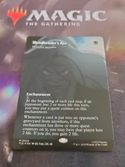 Mtg. Bloodbender's Rise - Bloodchief Ascension. Foil Borderless. Avatar. Nm - Image 1