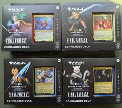 MTG Final Fantasy English Commander Deck Set of 4 Factory Sealed FAST+FREE SHIP - Image 1