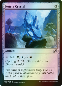 MTG Ketria Crystal Foil ** Ikoria: Lair of Behemoths ** English (NM) - Image 1