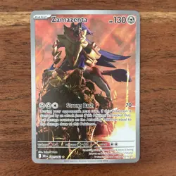 Pokemon TCG Zamazenta 201/182 Illustration Rare Destined Rivals NM Card - Image 1