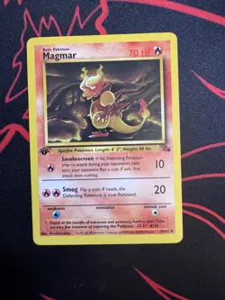 Magmar 39/62 - 1st Edition - Fossil Pokemon Card - LP Uncommon 39/62 - Image 1