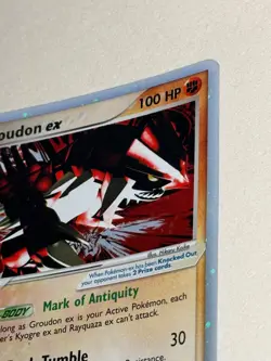 Pokemon TCG Groudon ex 93/101 Hidden Legends Holo Rare EX MP - Image 5