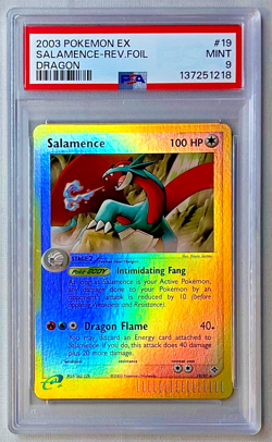 Pokemon Salamence #19/97 Reverse Holo - 2003 EX Dragon Set - PSA 9 Mint! - Image 1
