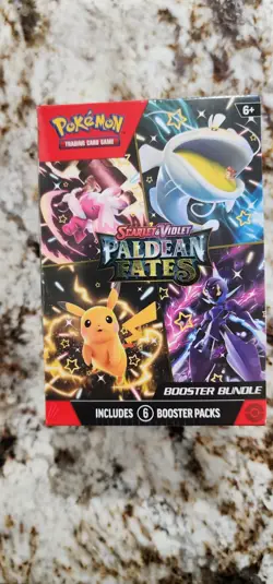 Pokemon TCG Scarlet & Violet Paldean Fates Factory Sealed Booster Bundle - Image 1