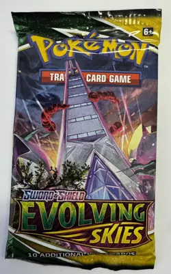 Pokemon TCG EVOLVING SKIES Booster Pack SWSH Factory Sealed/Brand New 820650808777 - Image 4