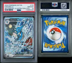 2024 POKEMON SVP EN-SV BLACK STAR PROMO #131 KINGDRA EX PSA 10 GEM ENGLISH - Image 3