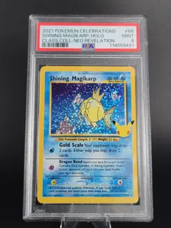 Pokemon - Shining Magikarp - Celebrations CC - 66/64 - Holo Rare - PSA 9 Mint - Image 1