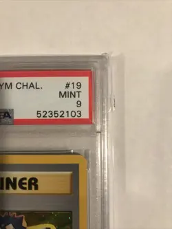 2000 Pokemon Gym Challenge 1st Ed. KOGA HOLO #19 PSA 9 Fresh Grade - Image 3