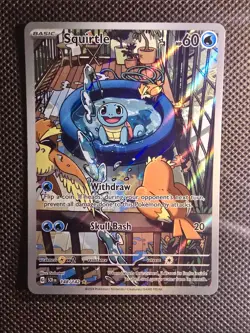 (RARE) Pokemon TCG - Squirtle IR 148/142 - [PERFECT CONDITION] - Secure Shipping - Image 1