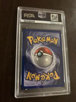 1999 Pokemon 1st Edition #61 - Rhyhorn PSA 8 - Image 2
