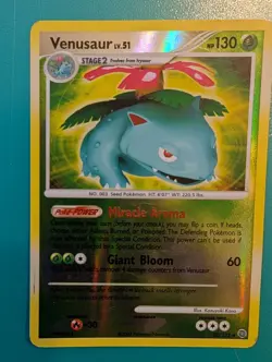 2007 Pokemon Secret Wonders Venusaur #20/132 Reverse Holo MP - Image 1