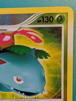 2007 Pokemon Secret Wonders Venusaur #20/132 Reverse Holo MP - Image 3