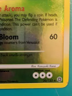2007 Pokemon Secret Wonders Venusaur #20/132 Reverse Holo MP - Image 4