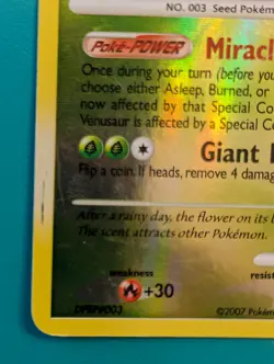 2007 Pokemon Secret Wonders Venusaur #20/132 Reverse Holo MP - Image 5