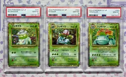 PSA 10 Bulbasaur Ivysaur Venusaur Set 003/032 CLF Pokemon Classic Sequential - Image 1