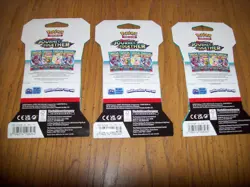 3 POKEMON TCG SCARLET & VIOLET JOURNEY TOGETHER BOOSTER PACKS - Image 2