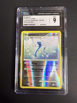 2008 Pokemon Dragonair Reverse Foil D & P Legends Awakened #52 CGC 9 LOW POP - Image 1