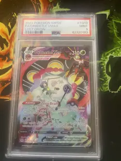 Pokemon 2022 SWSH FA Orbeetle VMAX TG13/TG30 Lost Origin PSA 9 - Image 1