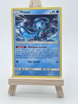 Pokemon TCG Phione Sun & Moon - Cosmic Eclipse 57/236 Regular Rare. Near Mint - Image 1