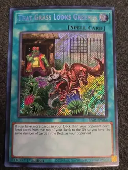 Yugioh! That Grass Looks Greener - RA03-EN063 - Secret Rare - 1st Edition Near M - Image 1