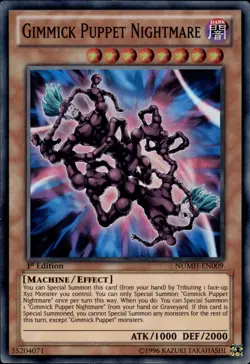 Gimmick Puppet Nightmare - Super Rare 1st Edition NUMH-EN009 - LP - YuGiOh - Image 1