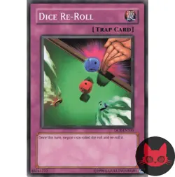 Yugioh Dice Re-Roll DCR-EN100 Common NM - Image 1
