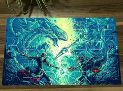 NEW YGO Playmat Dark Magician TCG CCG Trading Card Game Mat + Bag - Image 1
