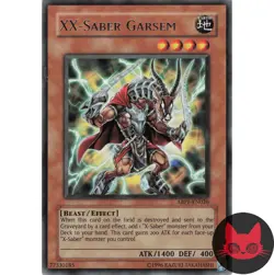 Yugioh XX-Saber Garsem ABPF-EN026 Rare LP - Image 1