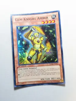 Gem-Knight Amber HA06-EN033 Super Rare 1st Edition YuGiOh - Image 1