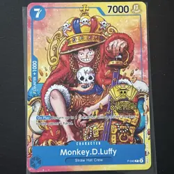 Monkey.D.Luffy (2nd Anniversary Stamped Promo) P-043 - One Piece TCG - English - Image 3