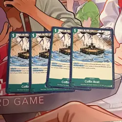 One Piece - 4x OP14-039 Coffin Boat - Uncommon - Image 1