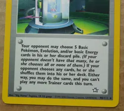 Time Capsule 90/111 Rare Non-Holo Neo Genesis Set Pokemon Trainer Card NM - Image 3