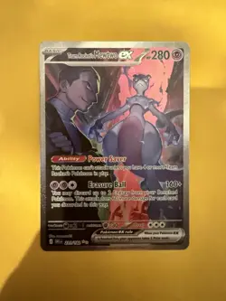 Team Rocket's Mewtwo ex 231/182 Sv10: Destined Rivals Holo Pokemon Card - Image 3
