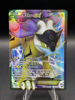 Pokemon TCG Raikou EX Full Art Ultra Rare Holo Card 105/108 - (Italian) NM - Image 1