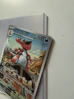 Pokemon Card TCG KROOKODILE Black Bolt Illustration Rare IR Holo 137/086 NM - Image 4